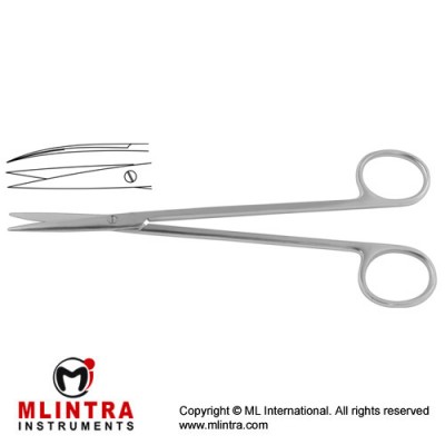 Metzenbaum-Fino Delicate Dissecting Scissor Curved - Sharp/sharp Slender Pettern Stainless Steel, 23 cm - 9"